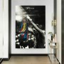 Fußball Sport Lionel Messi Leinwand Bilder Wandbilder - Hochwertiger Kunstdruck