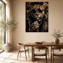 Leopardenporträt als Luxus Wandbild oder Acrylbild