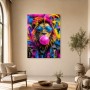 Löwe mit Sonnenbrille als Pop Art Wandbild oder Poster