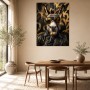 Esel mit Sonnenbrille als Modernes Wandbild oder Poster