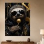 Stylischer Faultier Look als Gallery Print oder Acrylbild