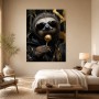 Stylischer Faultier Look als Gallery Print oder Acrylbild