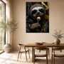 Stylischer Faultier Look als Gallery Print oder Acrylbild