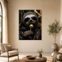 Stylischer Faultier Look als Gallery Print oder Acrylbild