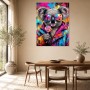 Bunte Koala mit Sonnenbrille, Poster und Acrylbild im Pop Art Stil