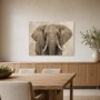 Majestätischer Elefant als Wandbild oder Kunstdruck
