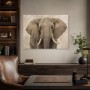 Majestätischer Elefant als Wandbild oder Kunstdruck