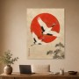 Japanische Kraniche als Kunstdruck und Gallery Print