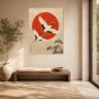 Japanische Kraniche als Kunstdruck und Gallery Print