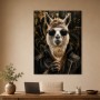 Lama mit Sonnenbrille als Gallery Print oder Poster