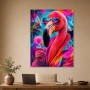 Flamingo mit Sonnenbrille, Kunstwerk oder Modernes Wandbild