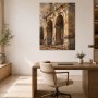 Antikes Tor in warmem Licht, Wandbild oder Fine Art Print