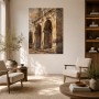Antikes Tor in warmem Licht, Wandbild oder Fine Art Print