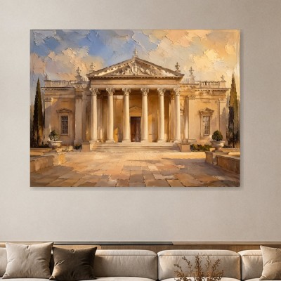 Elegantes Architektur Wandbild oder Fine Art Print mit klassischer Fassade