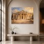 Elegantes Architektur Wandbild oder Fine Art Print mit klassischer Fassade