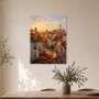 Altstadt im Abendlicht, Leinwandbild oder Kunstdruck