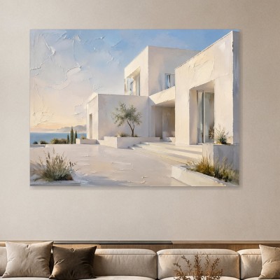 Mediterrane Architektur als Modernes Wandbild oder Acrylbild