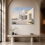 Mediterrane Architektur als Modernes Wandbild oder Acrylbild