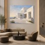 Mediterrane Architektur als Modernes Wandbild oder Acrylbild