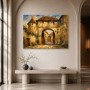 Malerisches Stadttor als Leinwandbild oder Kunstdruck