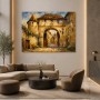Malerisches Stadttor als Leinwandbild oder Kunstdruck