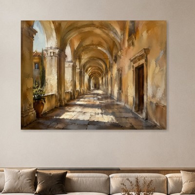 Historischer Arkadengang als Wandbild oder Fine Art Print