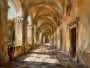 Historischer Arkadengang als Wandbild oder Fine Art Print