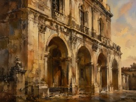 Historische Architektur als Leinwandbild oder Fine Art Print