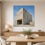 Architektonische Ruhe als Leinwand oder Acrylbild