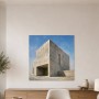 Architektonische Ruhe als Leinwand oder Acrylbild