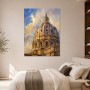 Domkuppel im Licht als Wandbild oder Kunstdruck