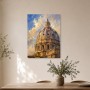 Domkuppel im Licht als Wandbild oder Kunstdruck