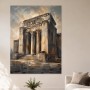 Klassischer Tempel im Licht, Leinwandbild oder Acrylbild