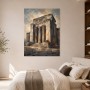 Klassischer Tempel im Licht, Leinwandbild oder Acrylbild
