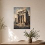 Klassischer Tempel im Licht, Leinwandbild oder Acrylbild