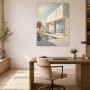 Modernes Wandbild oder Fine Art Print mit minimalistischem Architekturmotiv