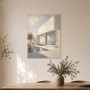 Modernes Wandbild oder Fine Art Print mit minimalistischem Architekturmotiv