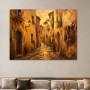Mediterrane Altstadtgasse als Wandbild oder Kunstdruck