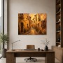 Mediterrane Altstadtgasse als Wandbild oder Kunstdruck