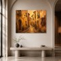 Mediterrane Altstadtgasse als Wandbild oder Kunstdruck