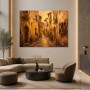 Mediterrane Altstadtgasse als Wandbild oder Kunstdruck