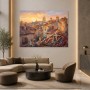Altstadt Dächer bei Sonnenlicht, Wandbild oder Kunstdruck