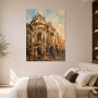 Historische Fassade im Licht, Kunstwerk oder Fine Art Print
