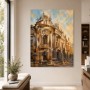 Historische Fassade im Licht, Kunstwerk oder Fine Art Print