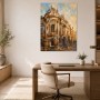 Historische Fassade im Licht, Kunstwerk oder Fine Art Print