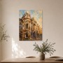 Historische Fassade im Licht, Kunstwerk oder Fine Art Print