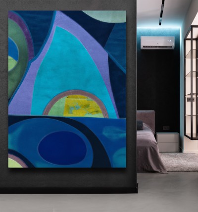 Abstrakte Kunst Berg