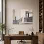 Modernes Wandbild oder Acrylbild mit architektonischer Geometrie