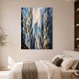 Modernes Wandbild oder Acrylbild mit urbaner Skyline