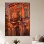 Warmes Stadthaus als Wandbild oder Kunstdruck mit architektonischem Charme
